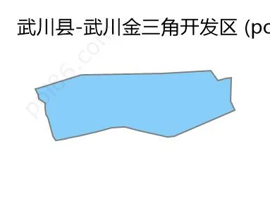 武川金三角开发区边界地图