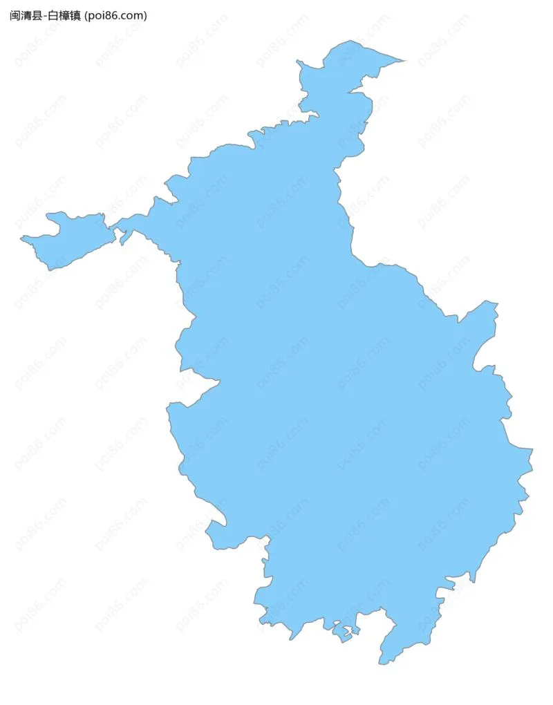 白樟镇边界地图