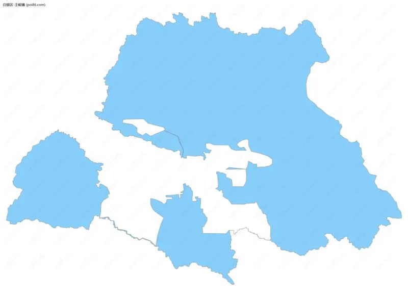 王岘镇边界地图