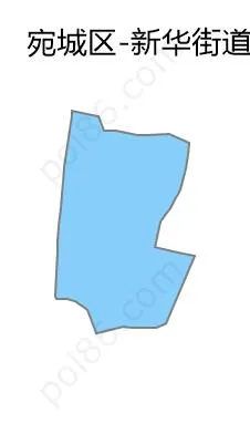 新华街道边界地图