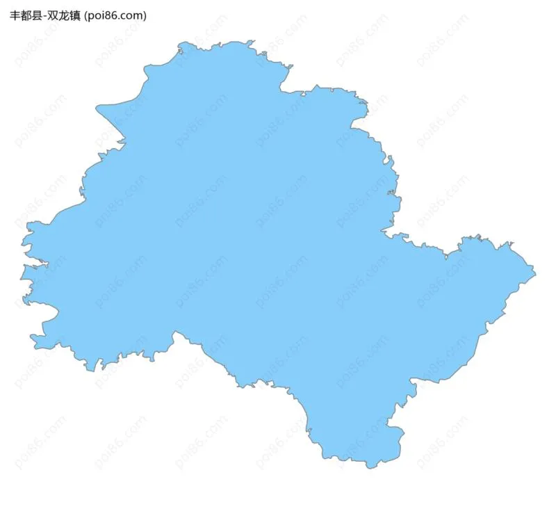 双龙镇边界地图