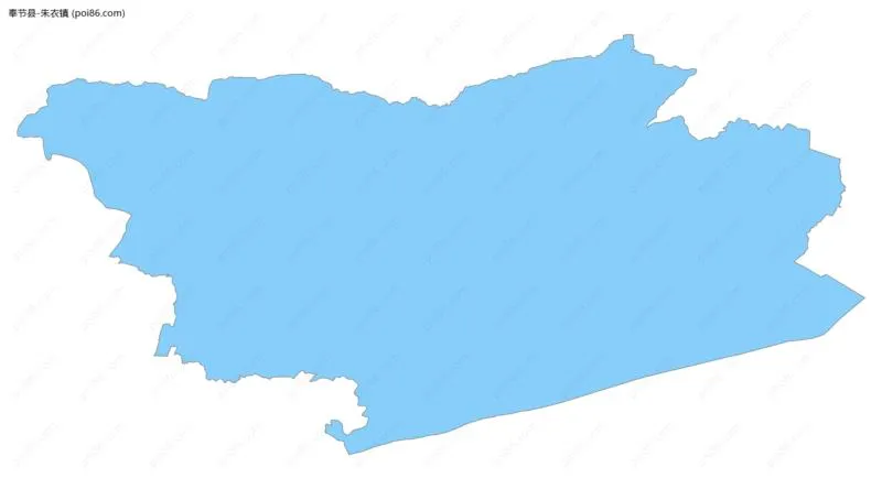 朱衣镇边界地图