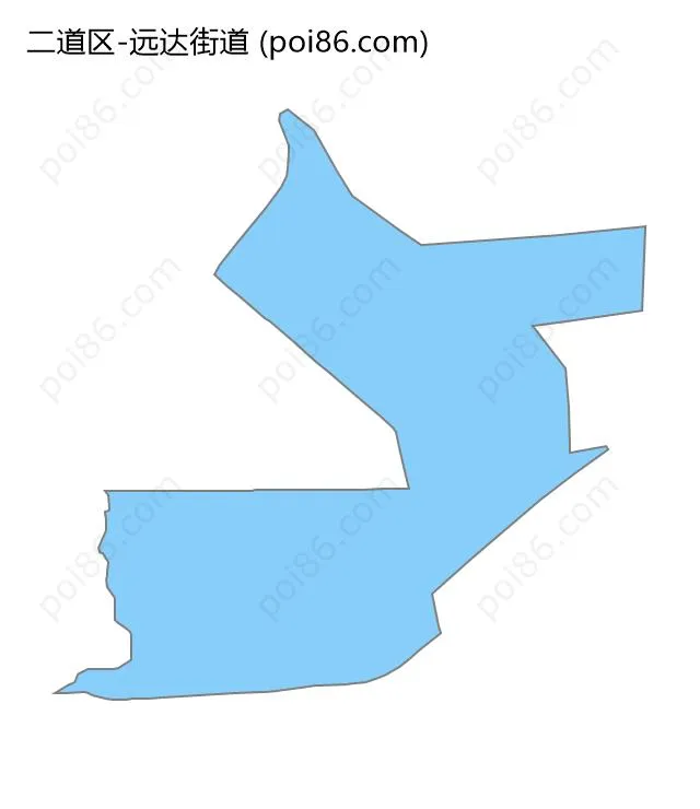 远达街道边界地图