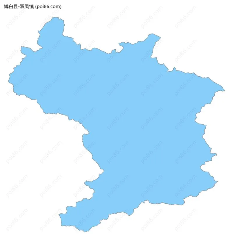 双凤镇边界地图