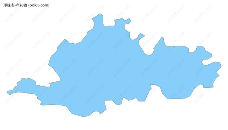 牟礼镇边界地图