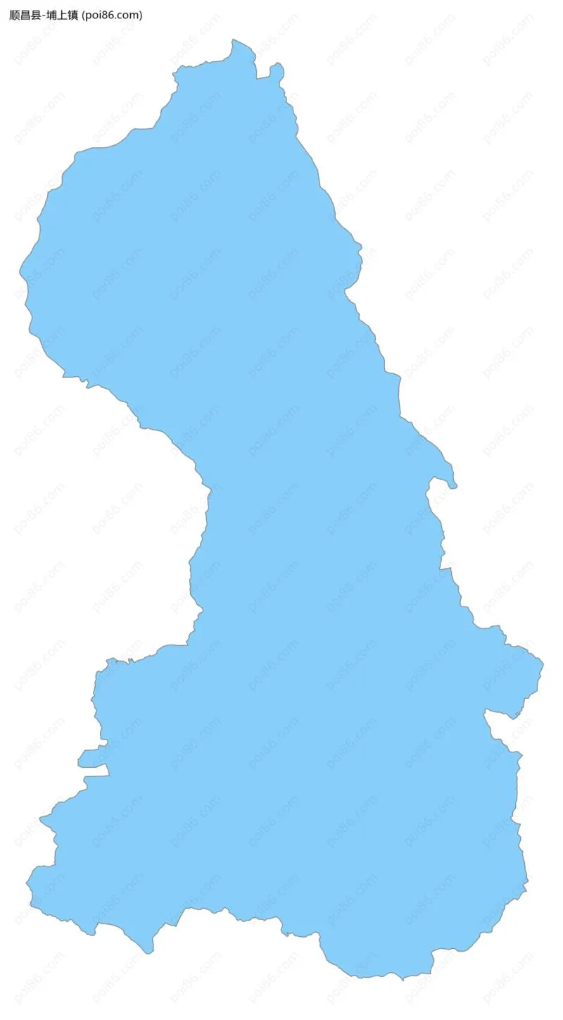 埔上镇边界地图