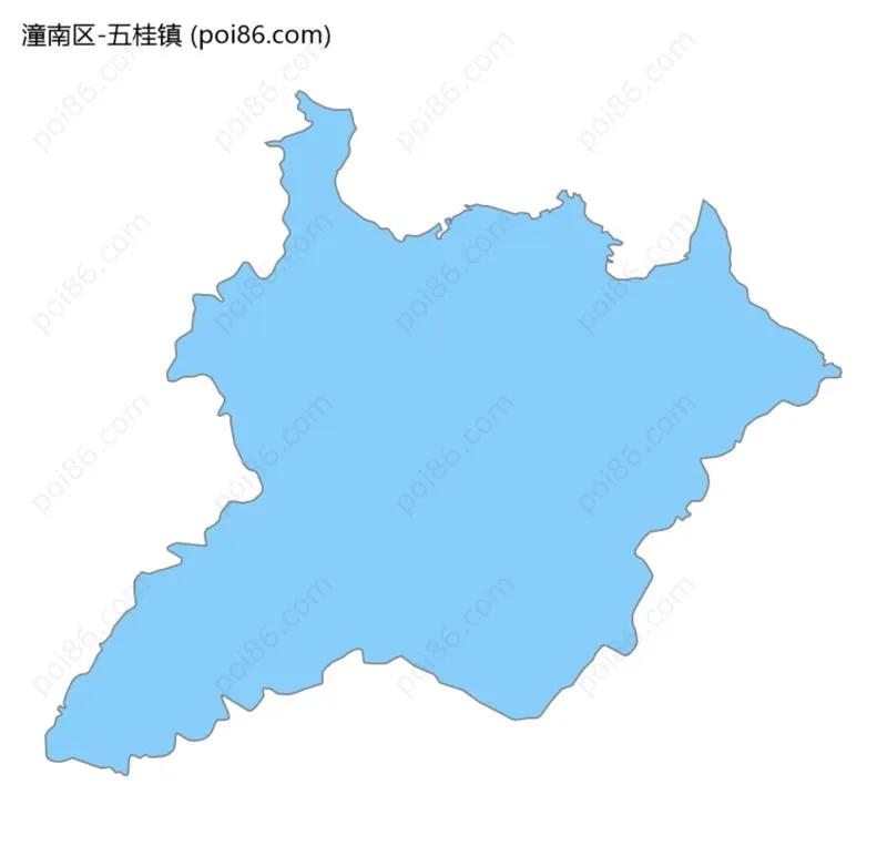 五桂镇边界地图