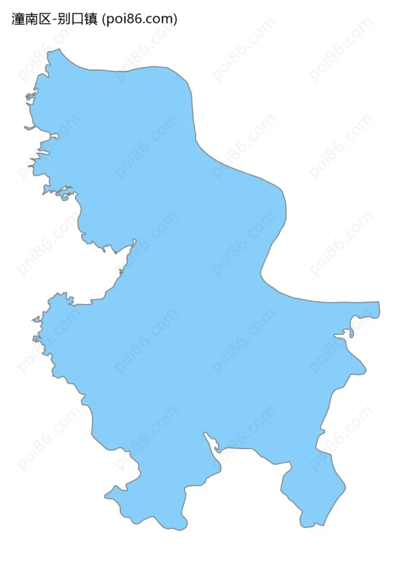 别口镇边界地图