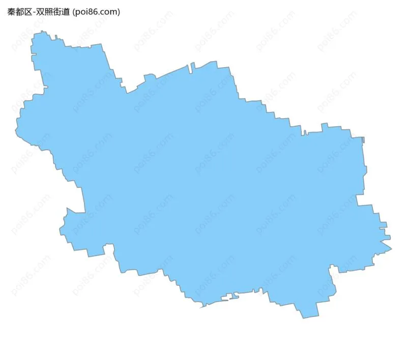双照街道边界地图