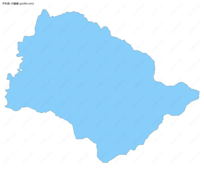 兴隆镇边界地图