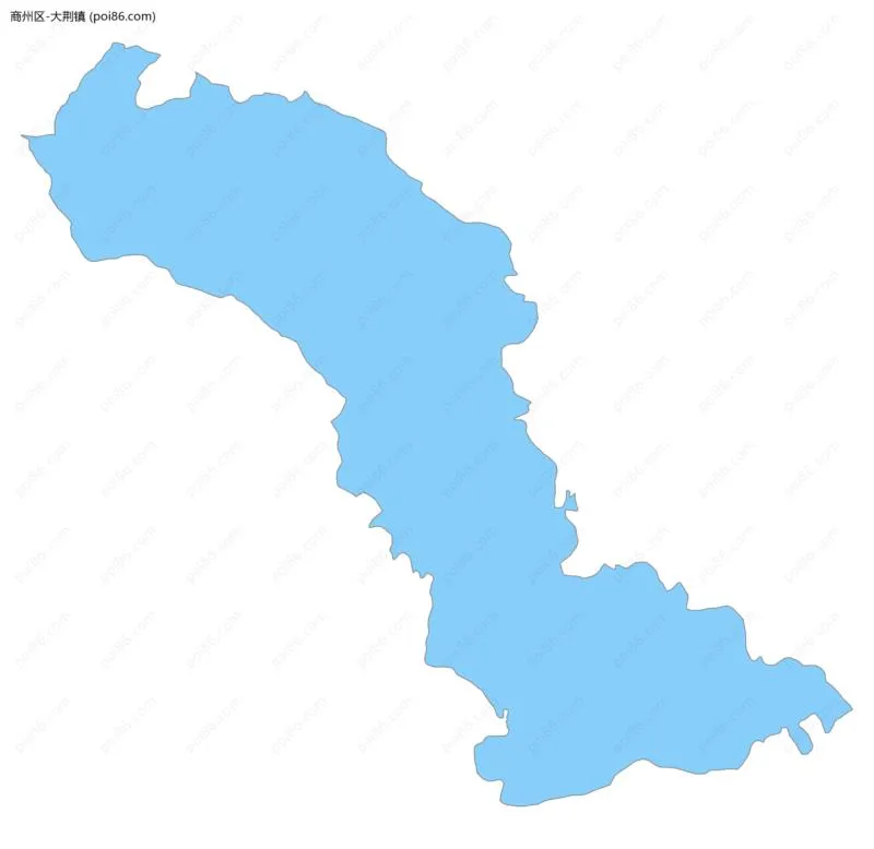 大荆镇边界地图