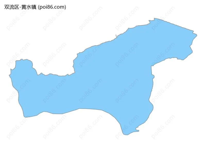 黄水镇边界地图