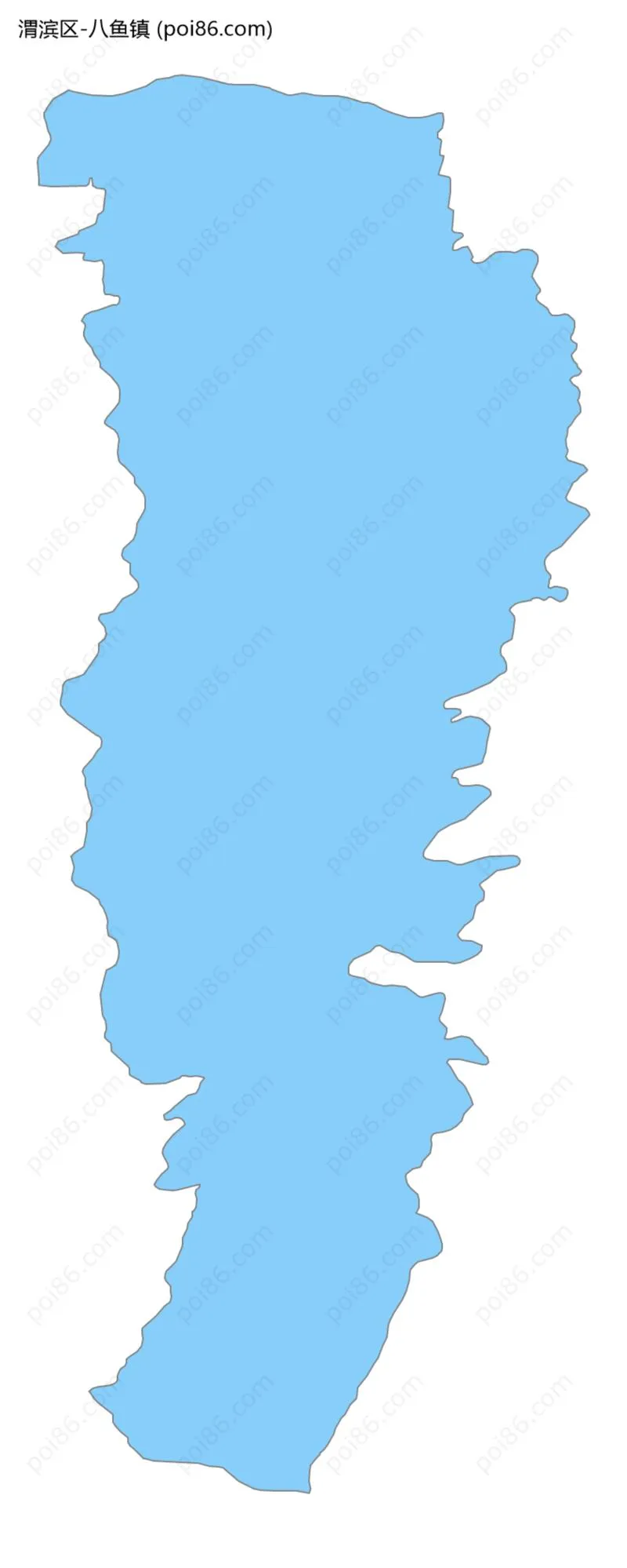 八鱼镇边界地图