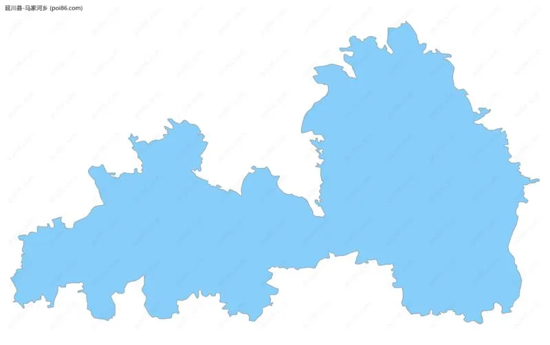 马家河乡边界地图