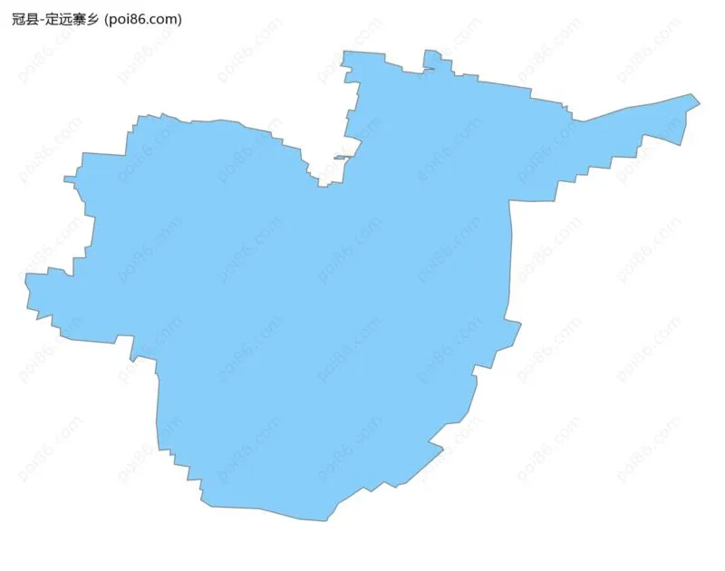 定远寨乡边界地图