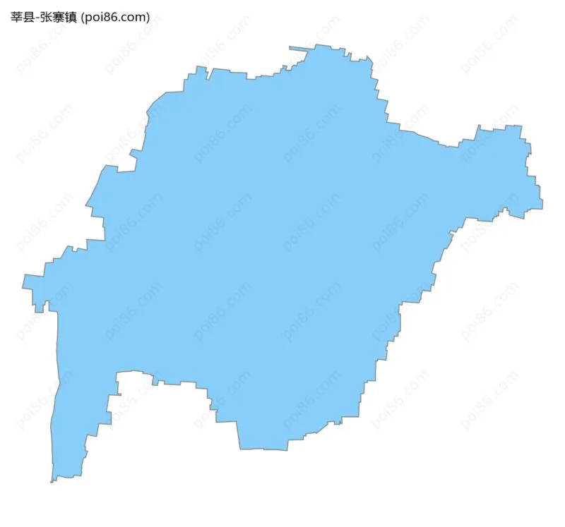 张寨镇边界地图