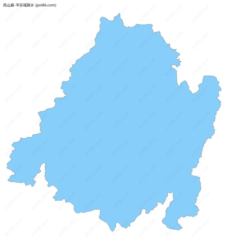 平乐瑶族乡边界地图