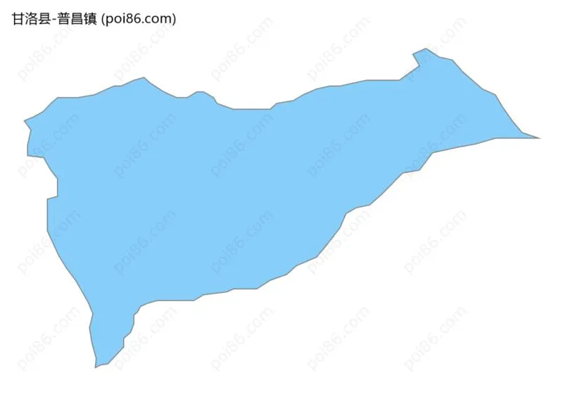 普昌镇边界地图