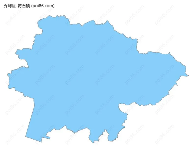 笏石镇边界地图