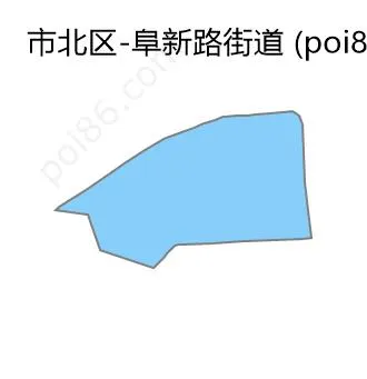 阜新路街道边界地图