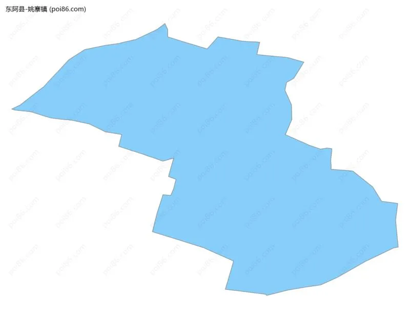 姚寨镇边界地图