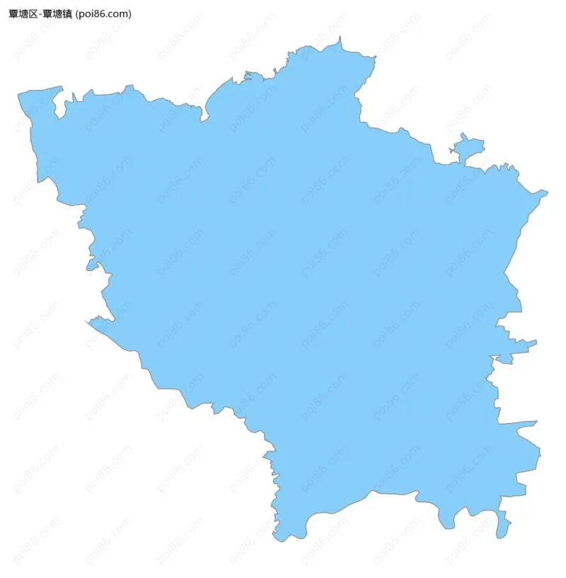 覃塘镇边界地图