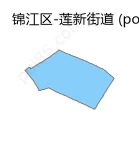 莲新街道边界地图