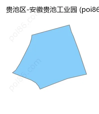 安徽贵池工业园边界地图