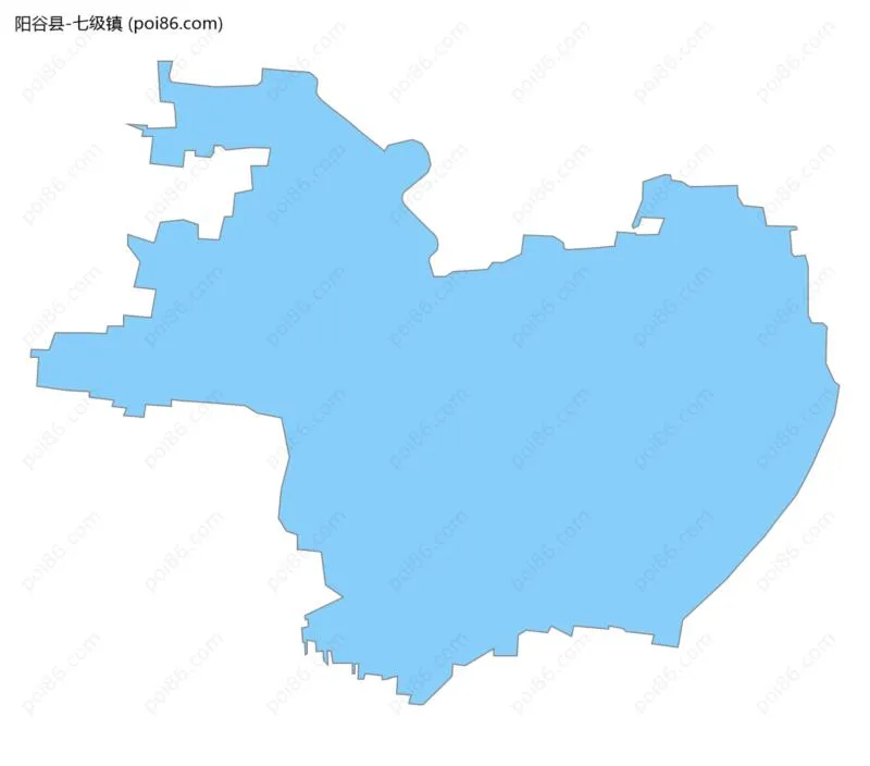 七级镇边界地图