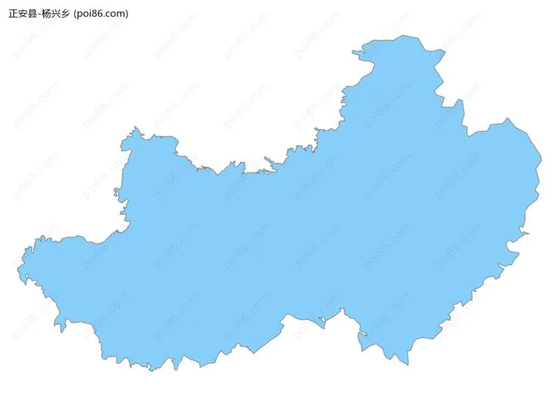 杨兴乡边界地图