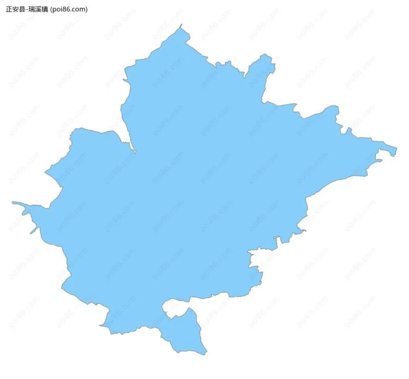 瑞溪镇边界地图