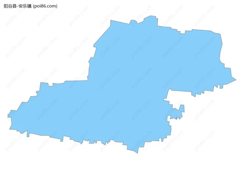 安乐镇边界地图