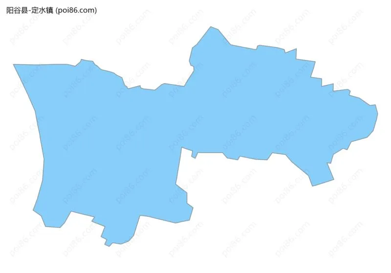 定水镇边界地图