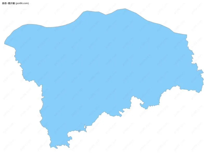 塘步镇边界地图