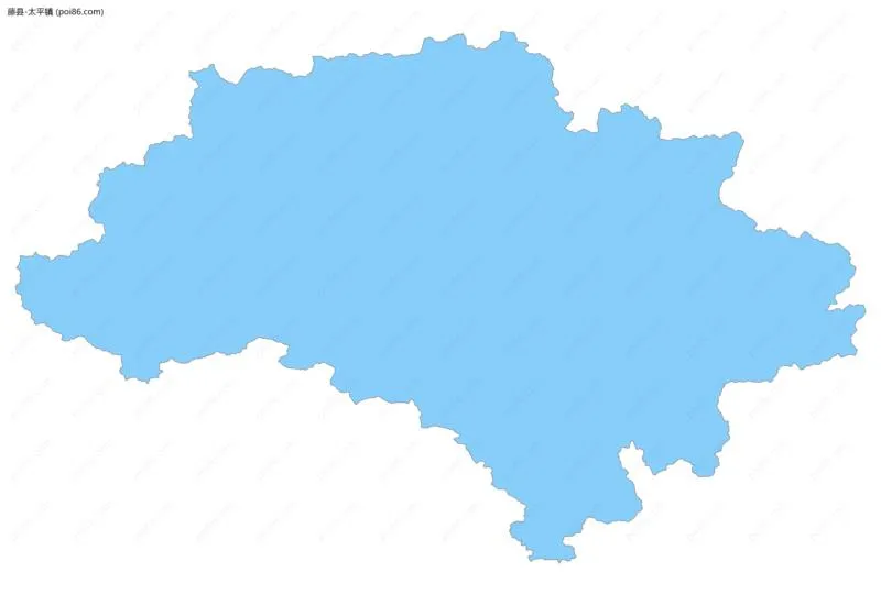 太平镇边界地图