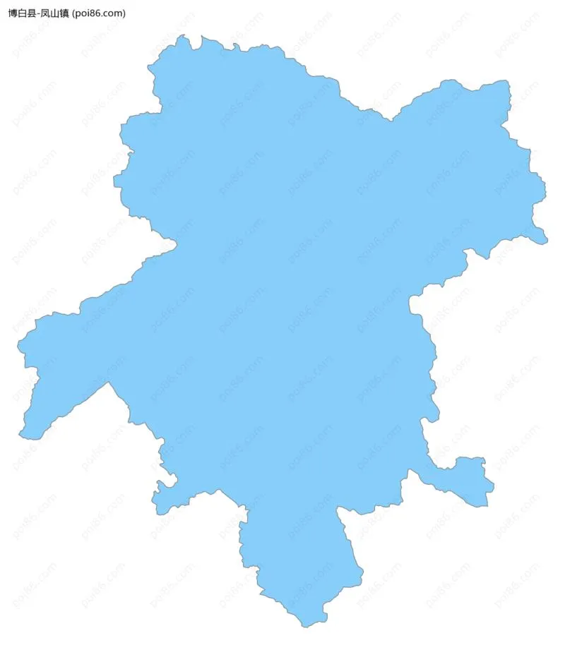 凤山镇边界地图