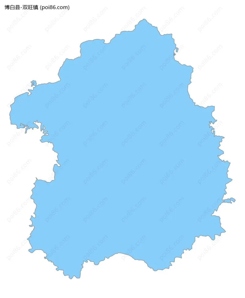 双旺镇边界地图