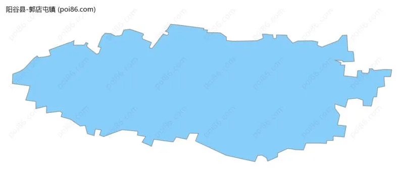 郭店屯镇边界地图