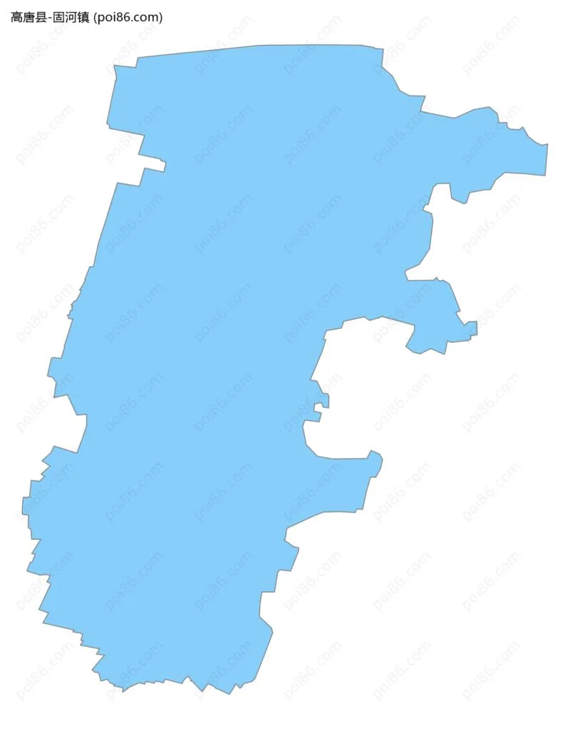 固河镇边界地图