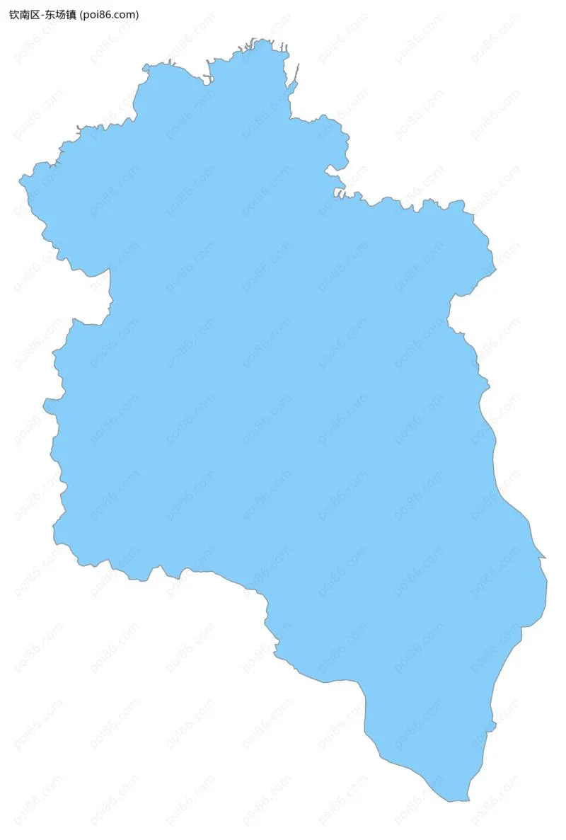 东场镇边界地图