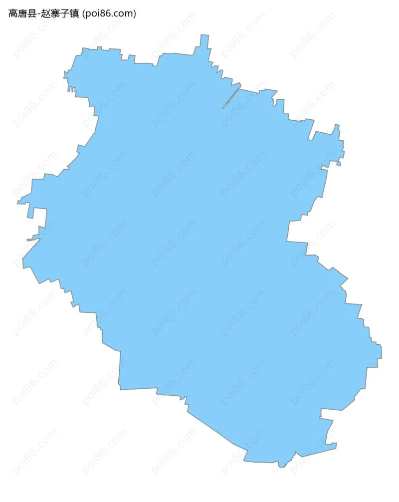 赵寨子镇边界地图