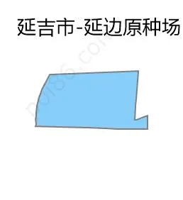 延边原种场边界地图