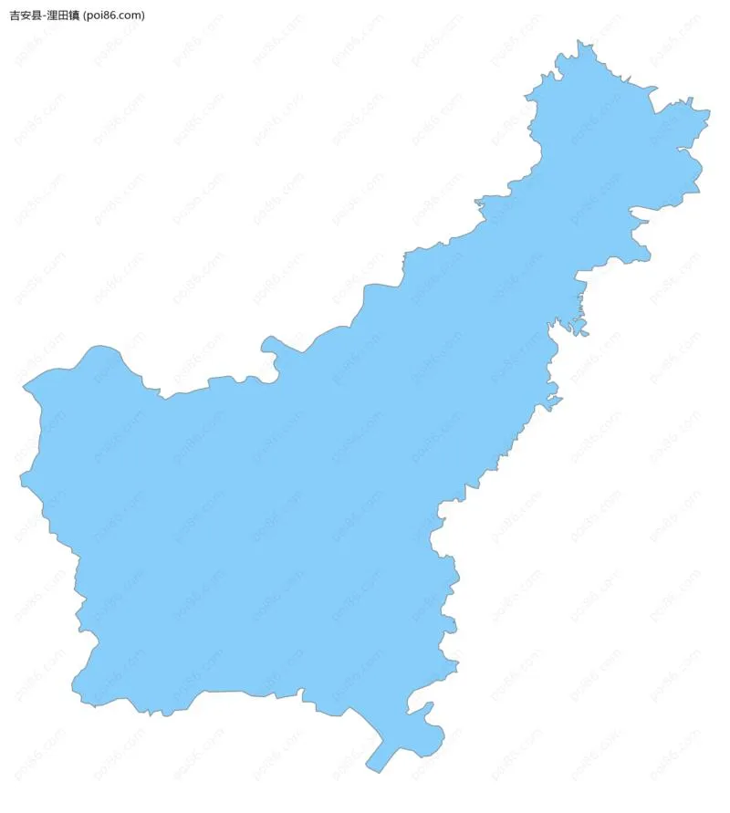 浬田镇边界地图