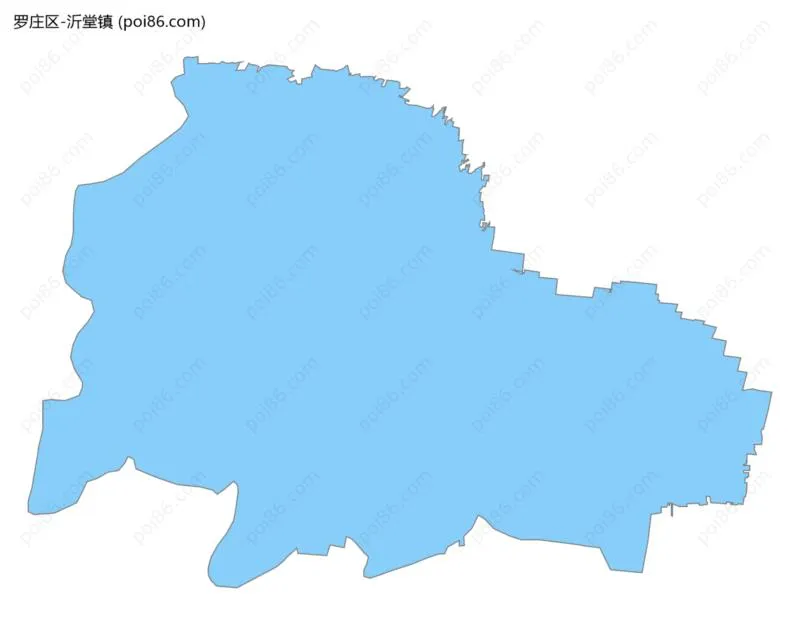 沂堂镇边界地图