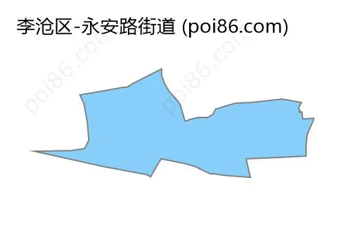 永安路街道边界地图