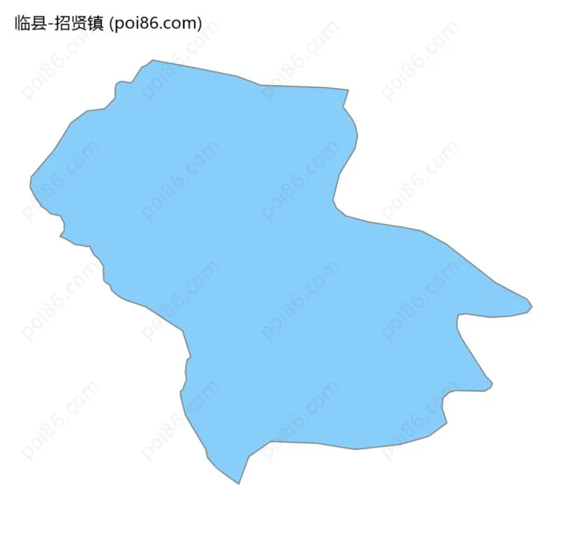 招贤镇边界地图