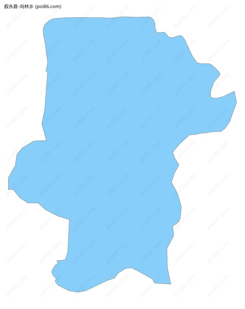 向林乡边界地图