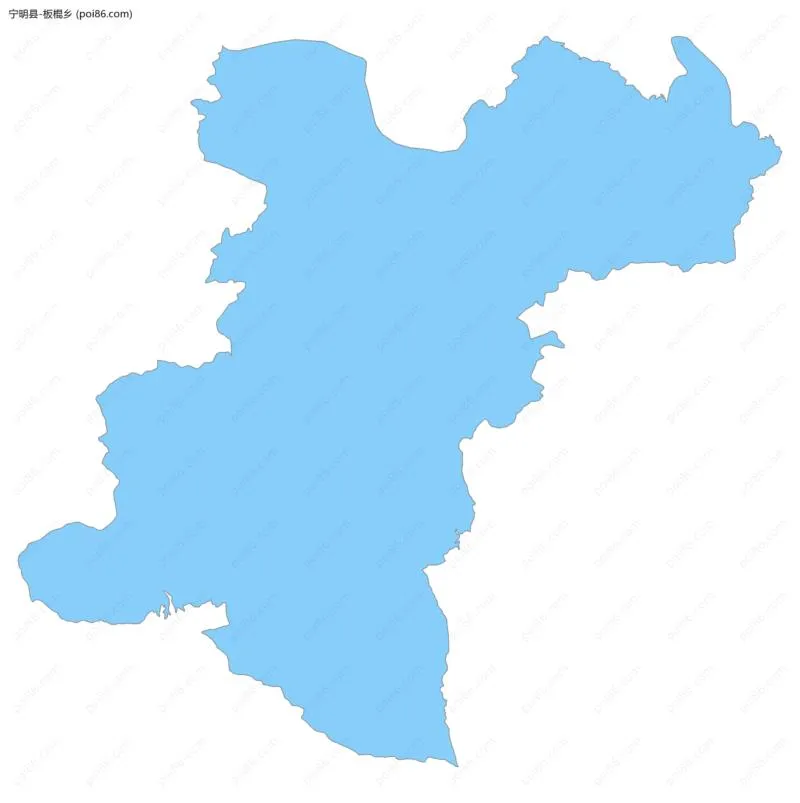 板棍乡边界地图