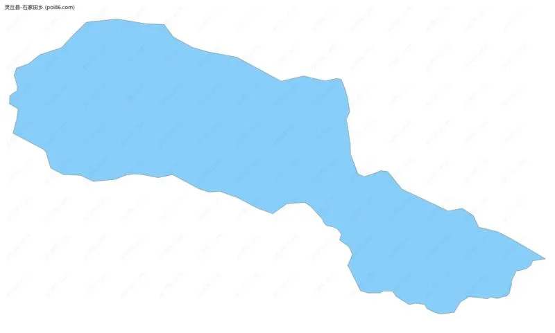 石家田乡边界地图