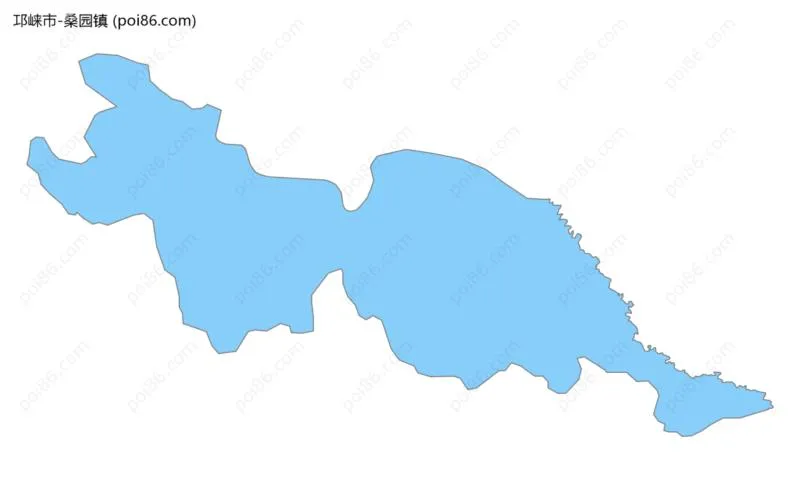 桑园镇边界地图